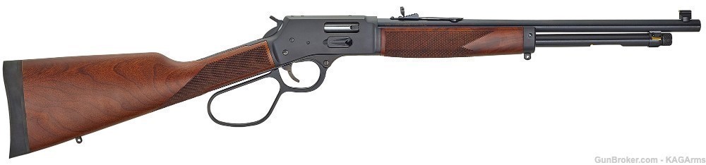 Henry Big Boy Steel Carbine .357 Magnum H012GMR 16.5" 7 Rd Side Gate Lever-img-0