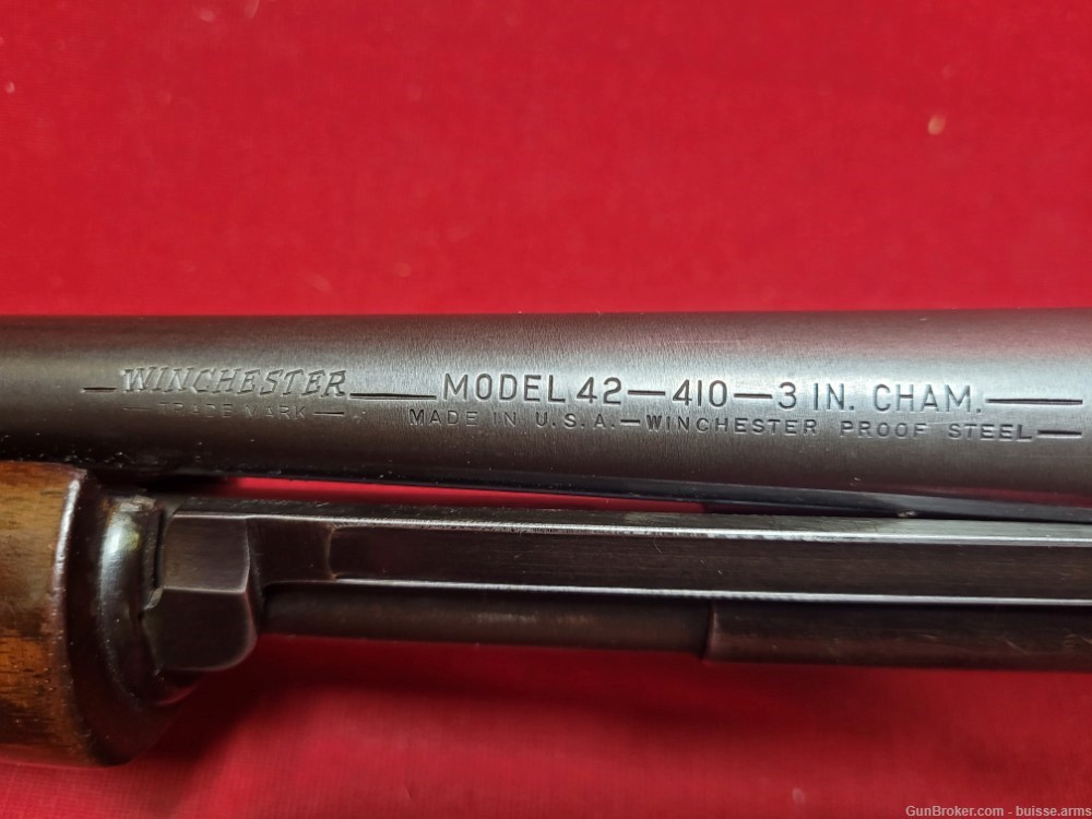 WINCHESTER MODEL 42 STRAIGHT GRIP .410 MANUFACTURED 1963 .01-img-10