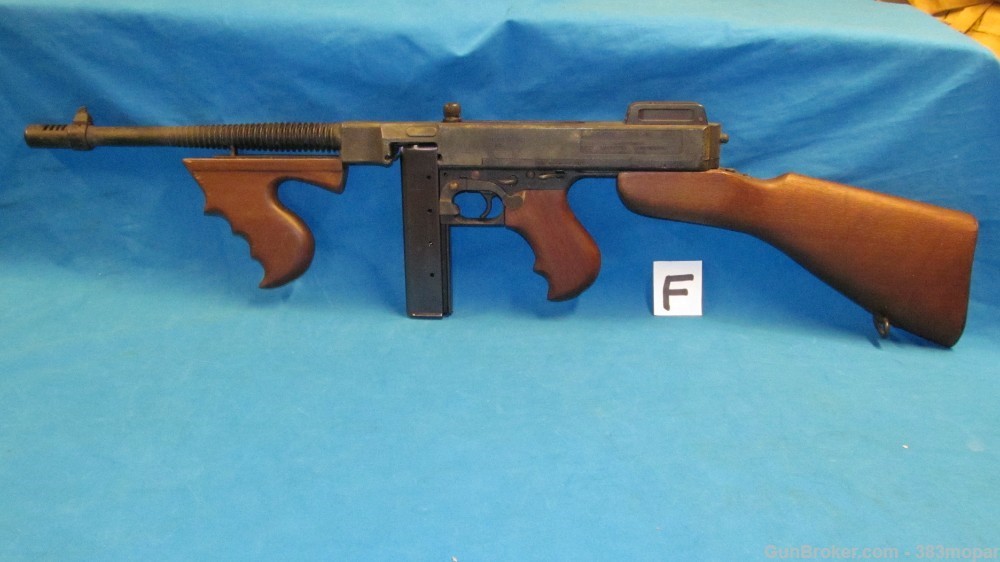 (F) MGC 1921 Thompson SMG Modelgun Corporation Tokyo Japan Blank Firing Gun-img-0