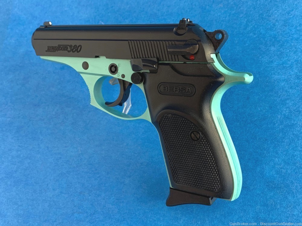 Bersa Thunder 380 Robin Egg Blue/Black .380 8 Rd - NIB-img-0