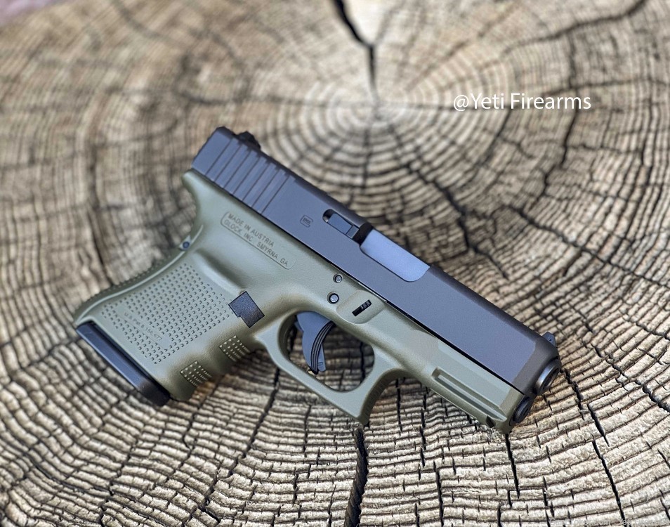 Glock 29 Gen 4 10mm Olive Drab Cerakote OD 3 Mags No CC Fee G29 G4 -img-3