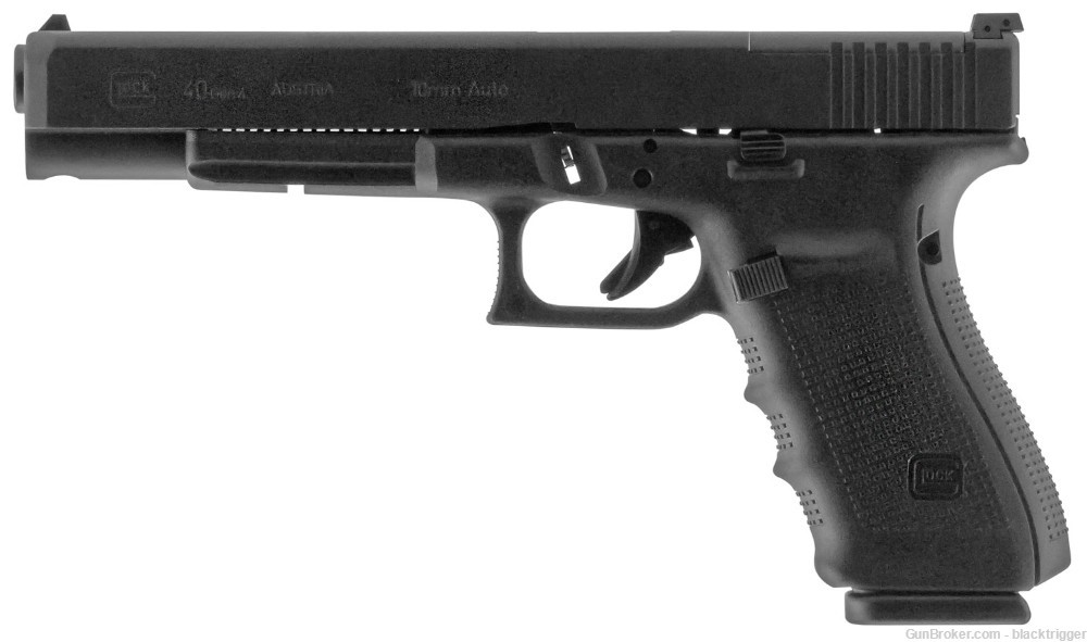Glock PG4030103MOS G40 Gen4 MOS 10mm 6" 15+1 Overall Black Finish MOS OR  -img-1