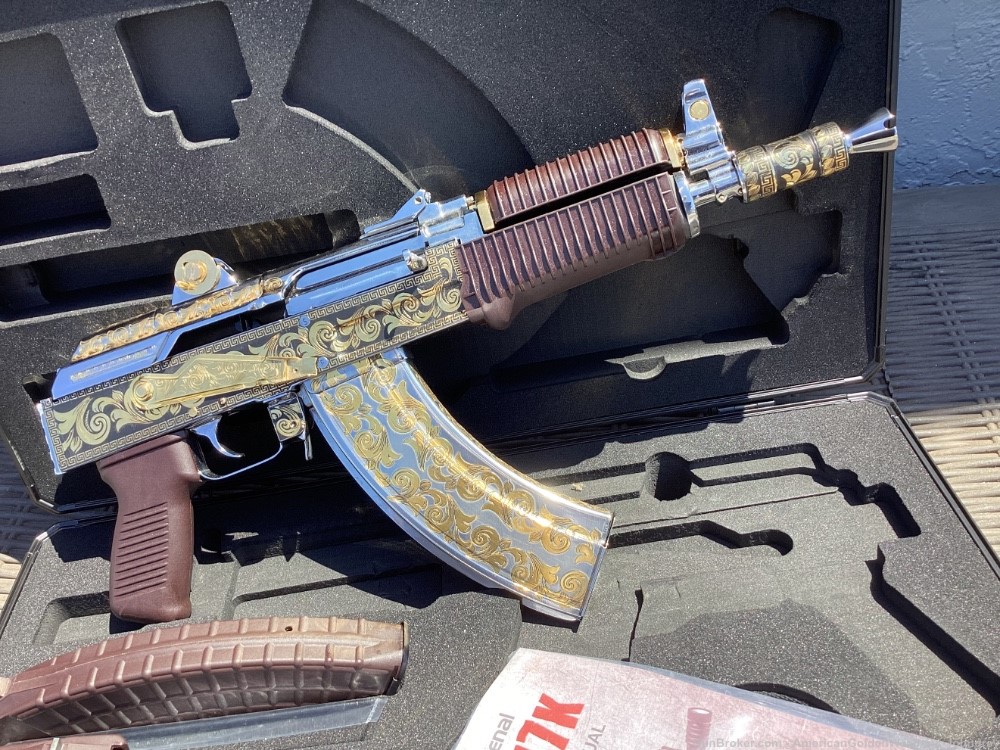 Arsenal SAM7K AK-47 Bulgarian Krinkov style custom 7.62*39 milled reciver-img-6