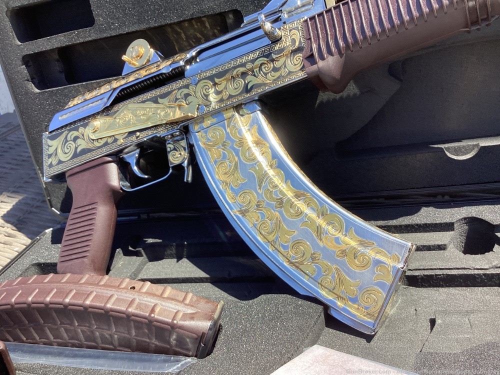 Arsenal SAM7K AK-47 Bulgarian Krinkov style custom 7.62*39 milled reciver-img-7
