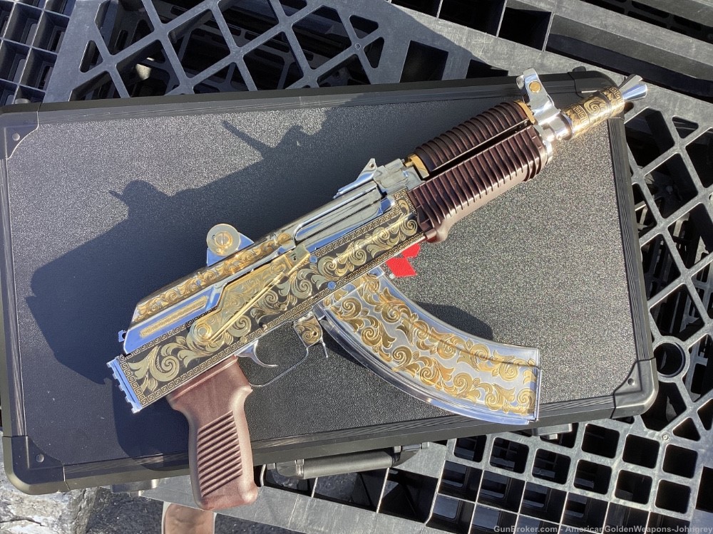 Arsenal SAM7K AK-47 Bulgarian Krinkov style custom 7.62*39 milled reciver-img-0