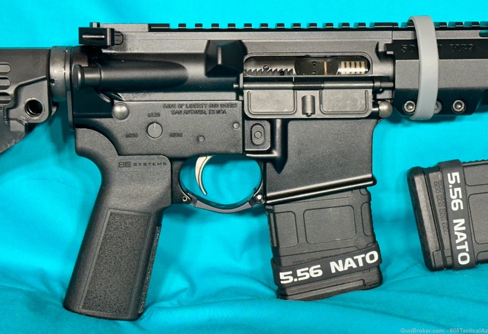 Sons of Liberty 5.56 NATO 10.5" AR15 SBA4 Pistol Brace M89 Handguard SOLGW-img-6