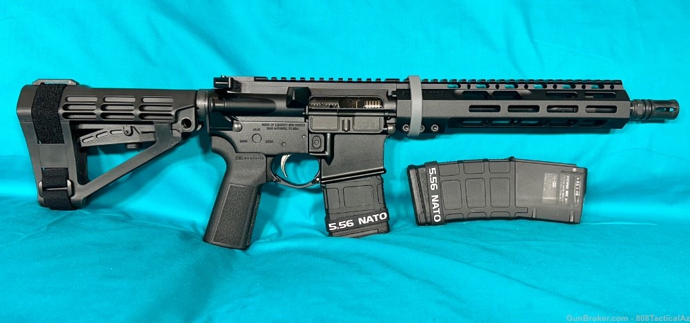 Sons of Liberty 5.56 NATO 10.5" AR15 SBA4 Pistol Brace M89 Handguard SOLGW-img-4