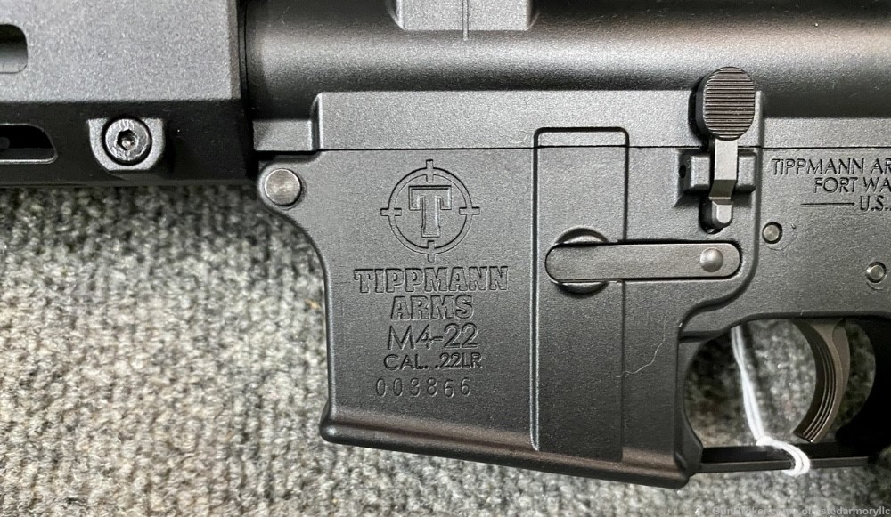 Tippmann Arms AR-15 M4-22 .22lr M4 Pro Leupold 4 mags unfired? Penny!-img-15