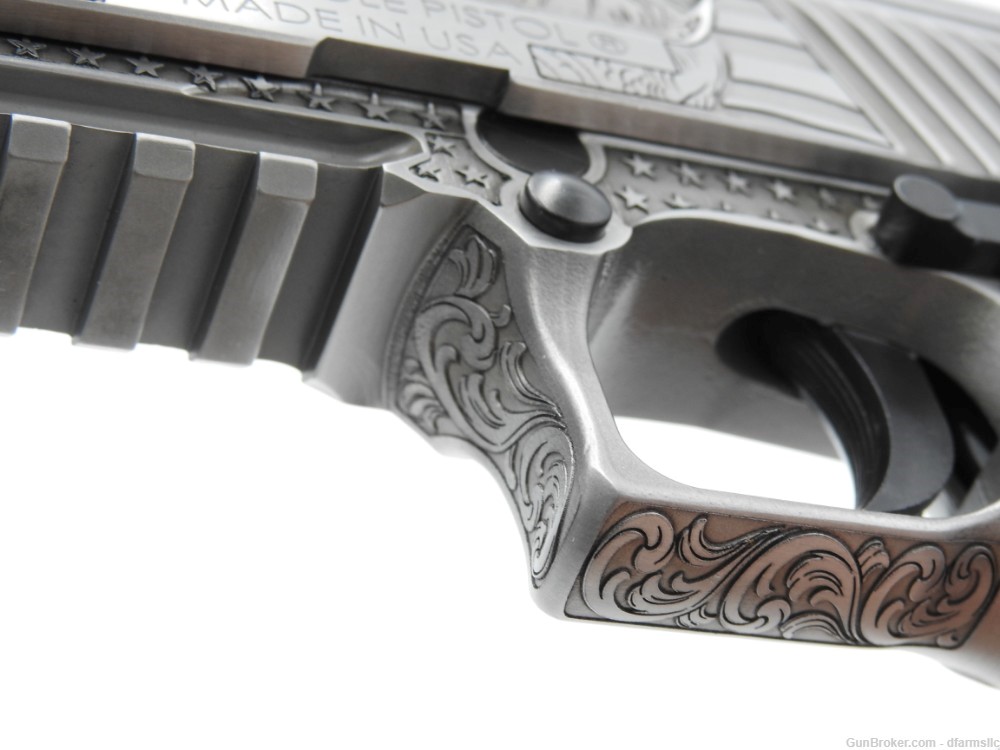 RARE Custom Engraved Desert Eagle DE50SRMB Mark XIX .50 AE 4TH OF JULY-img-26