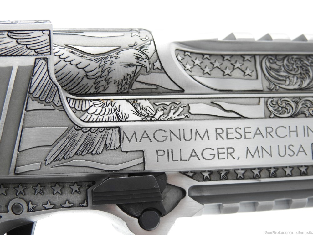RARE Custom Engraved Desert Eagle DE50SRMB Mark XIX .50 AE 4TH OF JULY-img-19