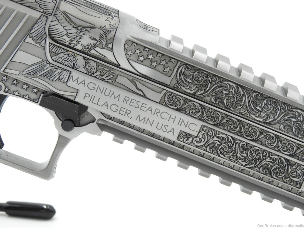 RARE Custom Engraved Desert Eagle DE50SRMB Mark XIX .50 AE 4TH OF JULY-img-12