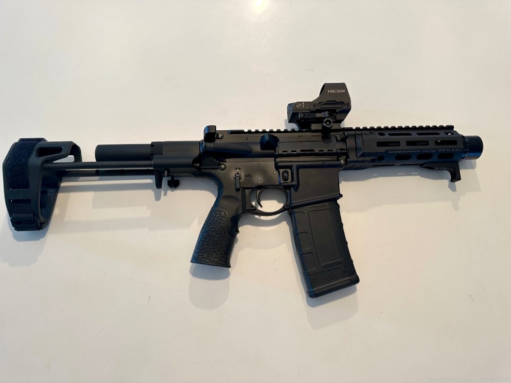 Daniel Defense DDM4 PDW Pistol 300 AAC BLK w/ optic *LIKE NEW* condition! -img-2