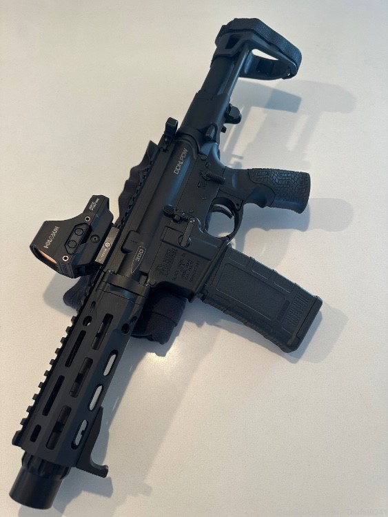 Daniel Defense DDM4 PDW Pistol 300 AAC BLK w/ optic *LIKE NEW* condition! -img-3