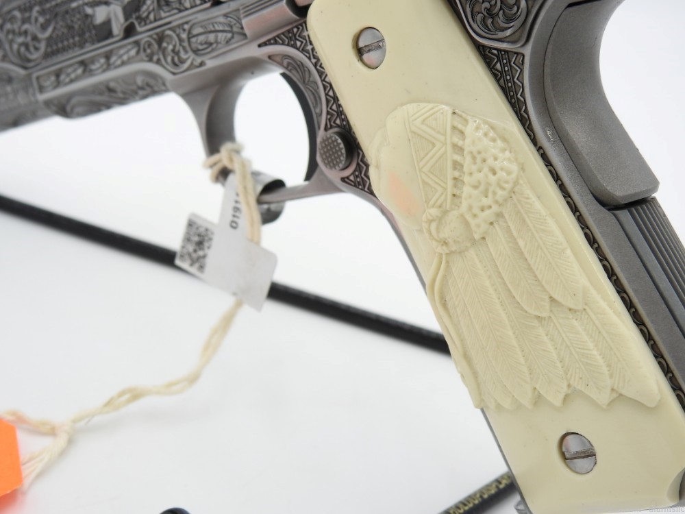 NEW RELEASE! Custom Engraved Tomahawk Colt 1911 70 Government Model 45 ACP-img-10