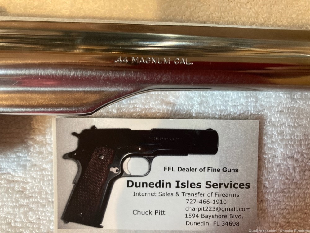 RUGER RedHawk 44 Magnum Revolver 7-1/2" Gloss Stainless Must See-img-9