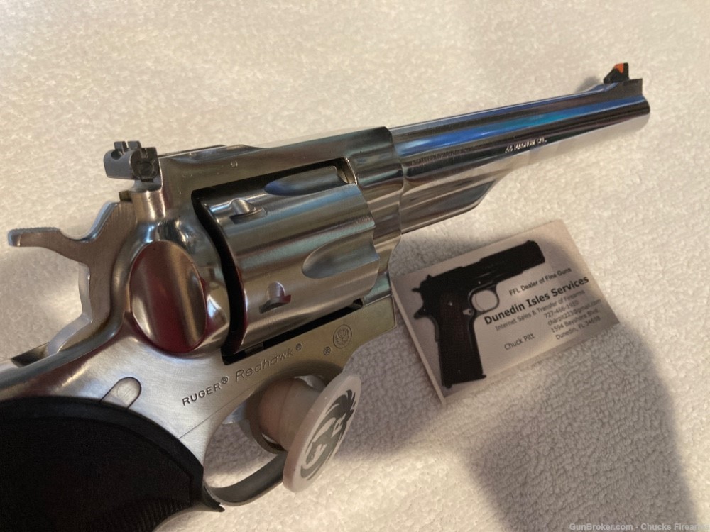 RUGER RedHawk 44 Magnum Revolver 7-1/2" Gloss Stainless Must See-img-5