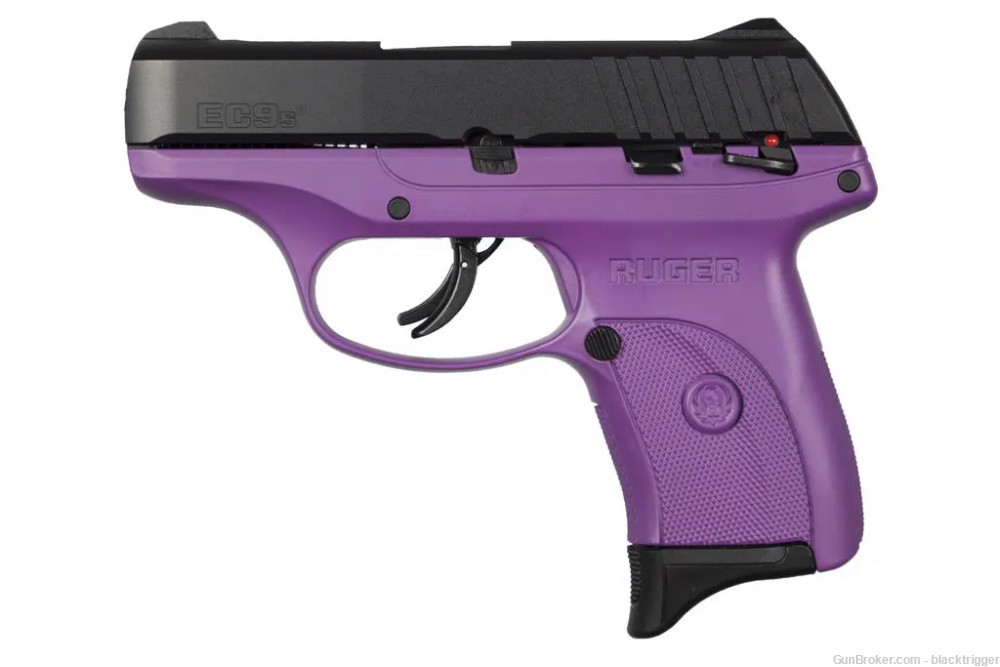 Ruger 3287 EC9s TALO Edition 9mm 3.1" 7+1 Purple Frame & Grip Black Slide  -img-4