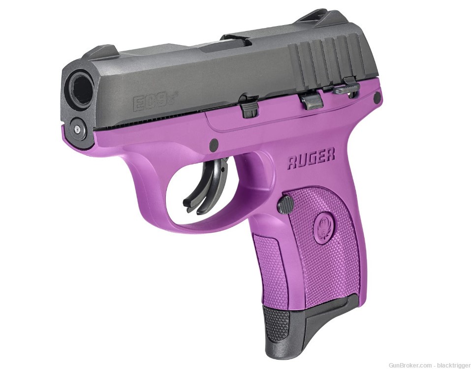 Ruger 3287 EC9s TALO Edition 9mm 3.1" 7+1 Purple Frame & Grip Black Slide  -img-3