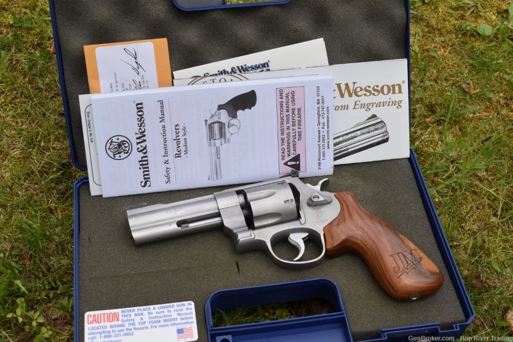 Smith & Wesson S&W 625-8 JM Jerry Miculek .45 ACP 4” Revolver $1 NO RESERVE-img-10