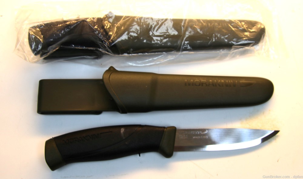 MORAKNIV Companion Outdoor Knife - Military Green (2 knives)-img-0