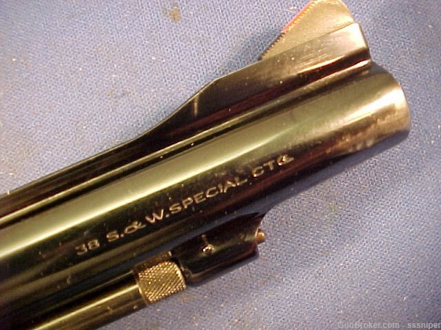 Smith & Wesson Model 15 No Dash 1960 Combat Masterpiece .38 Spll 4” barrel-img-5