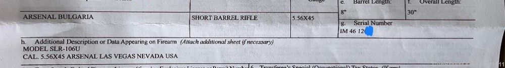 Arsenal AK SLR-106U, 5.56x45mm, 8” AK SBR, Folder-img-11