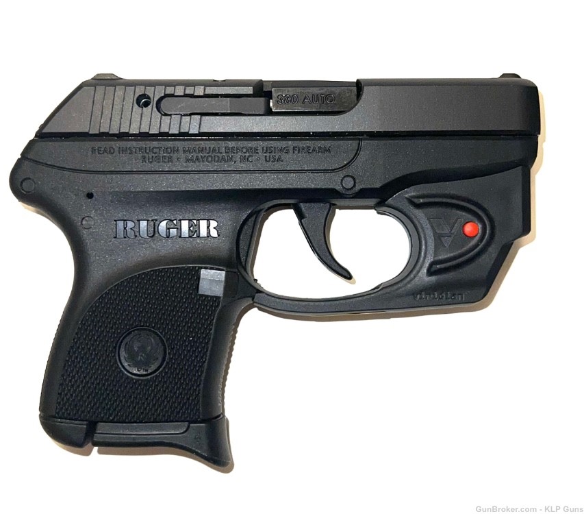 LIKE NEW IN BOX! Ruger LCP .380 Viridian Laser Pistol 2.75” Barrel 6+1 -img-1