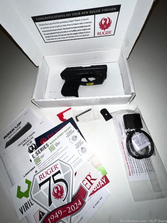 LIKE NEW IN BOX! Ruger LCP .380 Viridian Laser Pistol 2.75” Barrel 6+1 -img-6