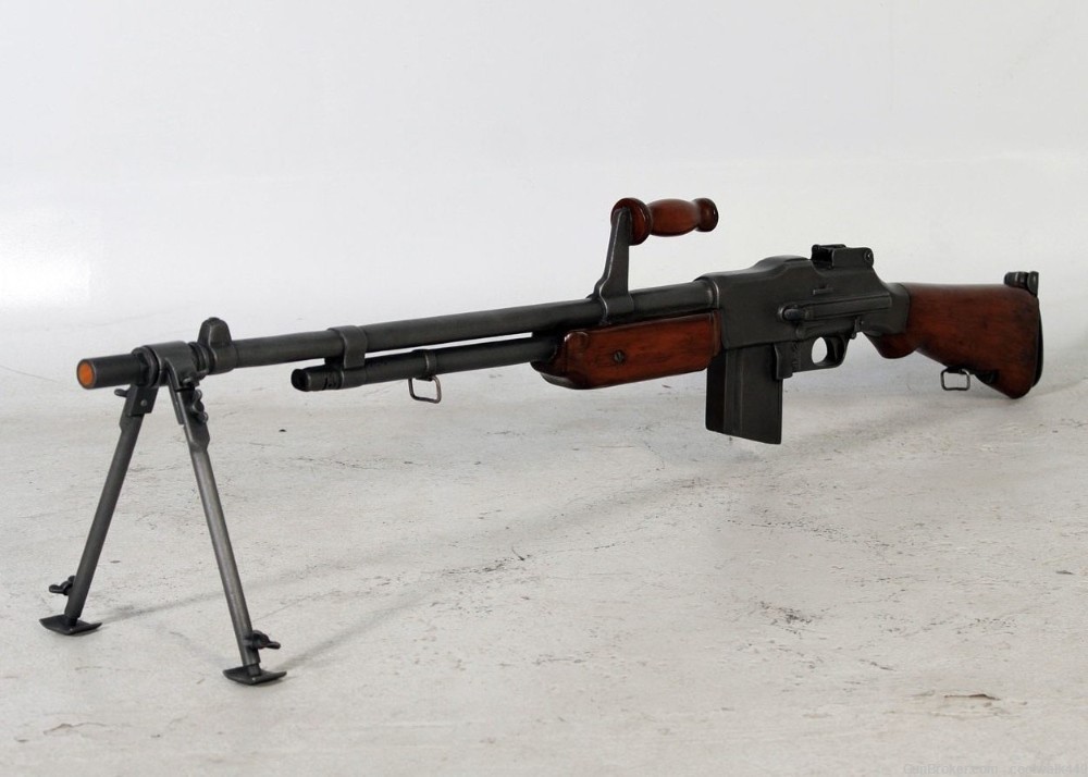 Browning BAR with Bipod  resin replica  non firing -img-2