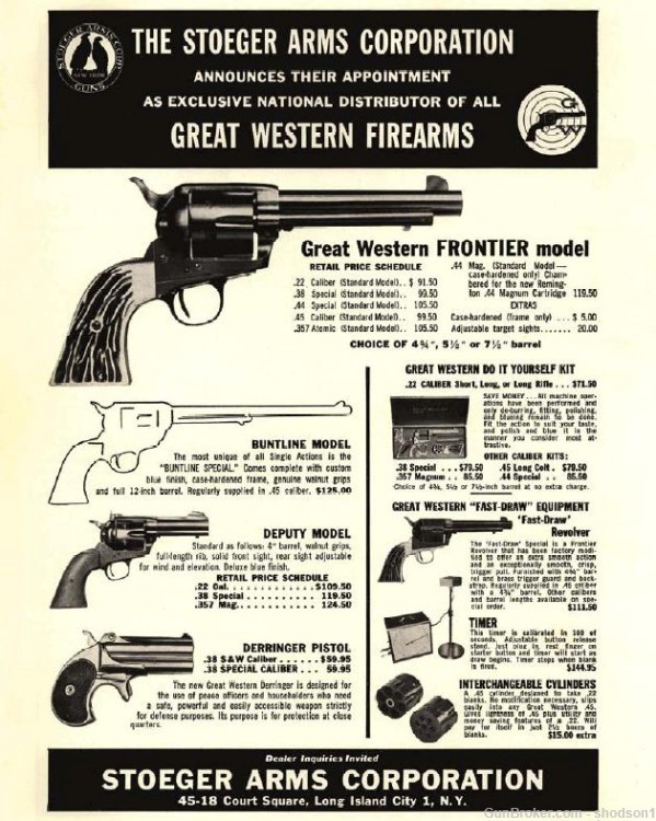 Colt SAA Great Western Firearms Fast Draw 22lr Blank Firing Cylinder-img-7