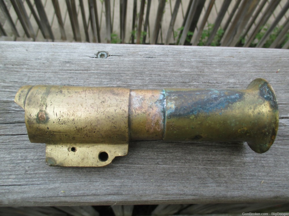 WW1 or WW2  British Brass Flare Gun Barrel Assembly  Stripped-img-4