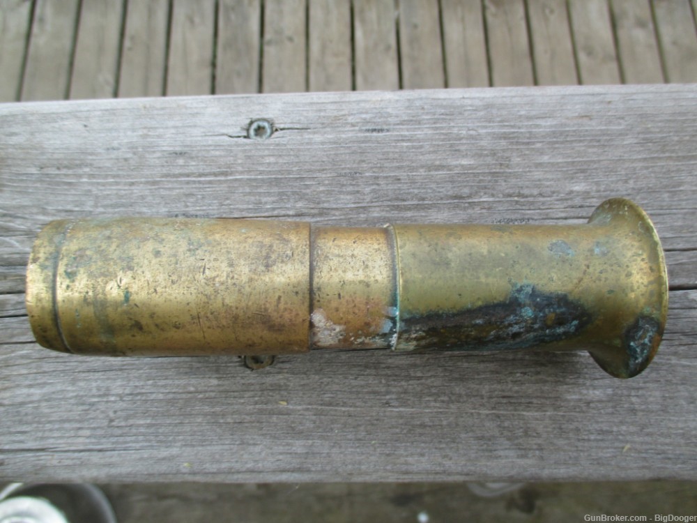 WW1 or WW2  British Brass Flare Gun Barrel Assembly  Stripped-img-5