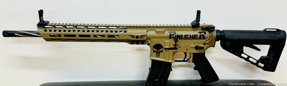 Punisher AR15 - 300 Blackout- Spiral Fluted - Coyote Tan-img-1