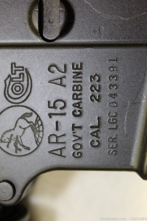 Colt AR15 A2 Restricted Govt use-img-4