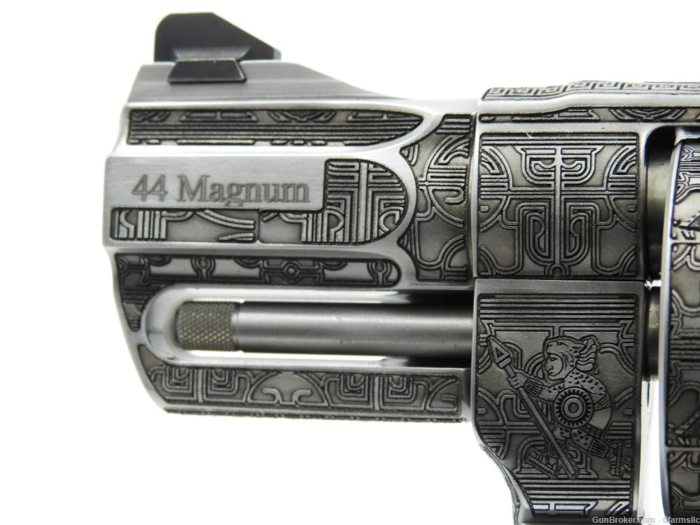 Rare Unique Custom Engraved Aztec S&W Smith & Wesson 629 PC 2.625" 44 MAG -img-34