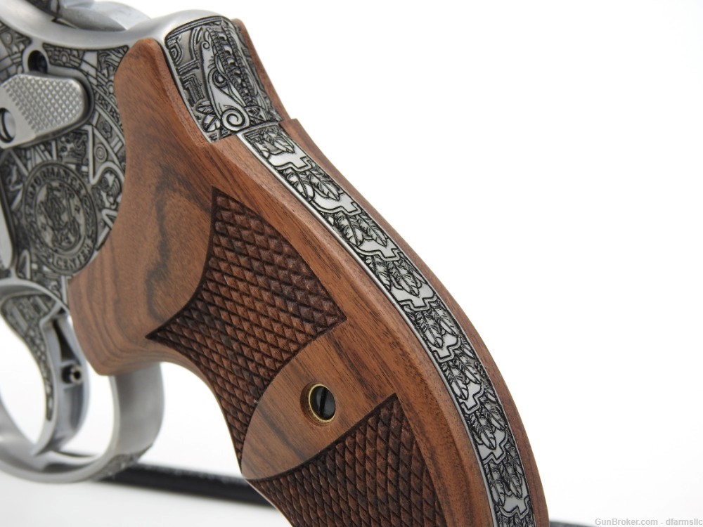 Rare Unique Custom Engraved Aztec S&W Smith & Wesson 629 PC 2.625" 44 MAG -img-9