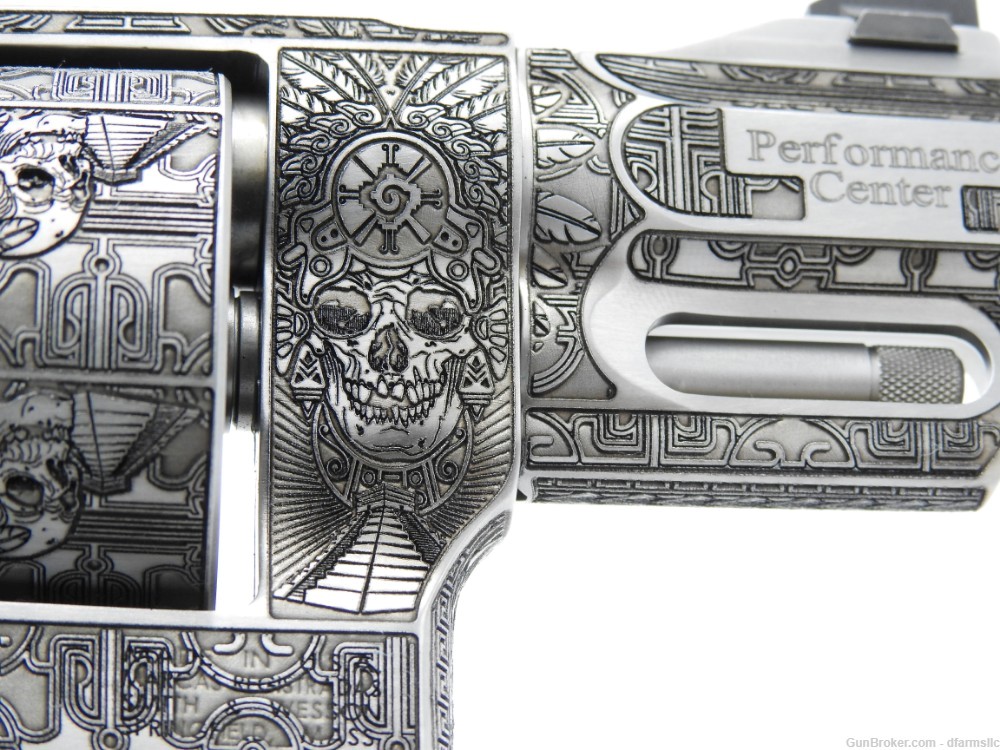 Rare Unique Custom Engraved Aztec S&W Smith & Wesson 629 PC 2.625" 44 MAG -img-25