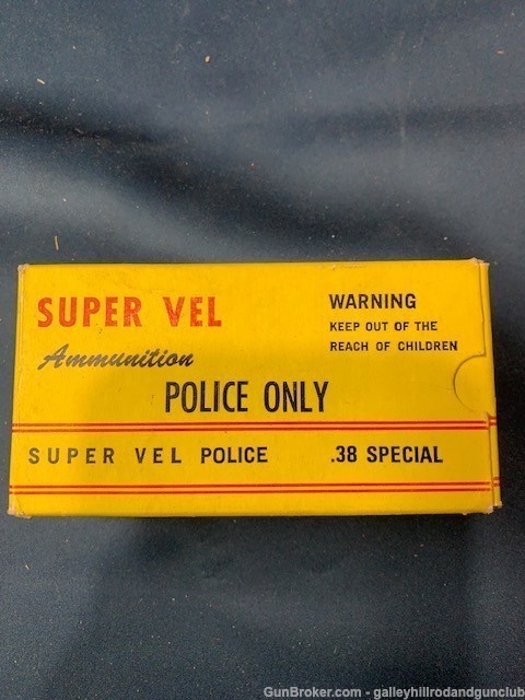 Super Vel 38 Special "Police Only"  Ammunition Full Box-img-1