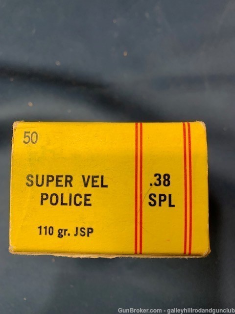 Super Vel 38 Special "Police Only"  Ammunition Full Box-img-0