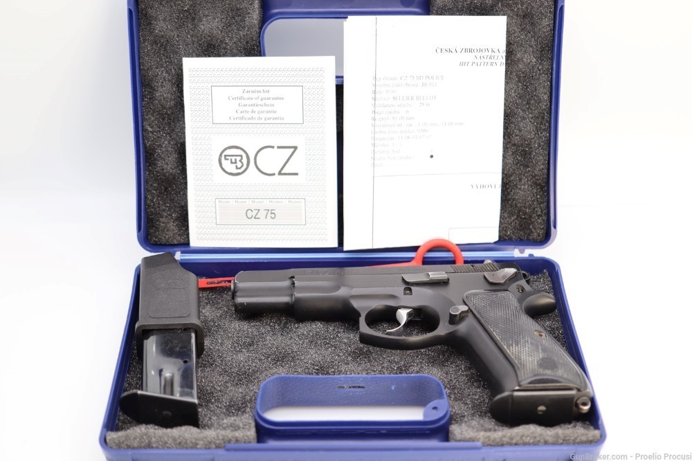 CZ75 BD Police original used complete in factory case-img-13