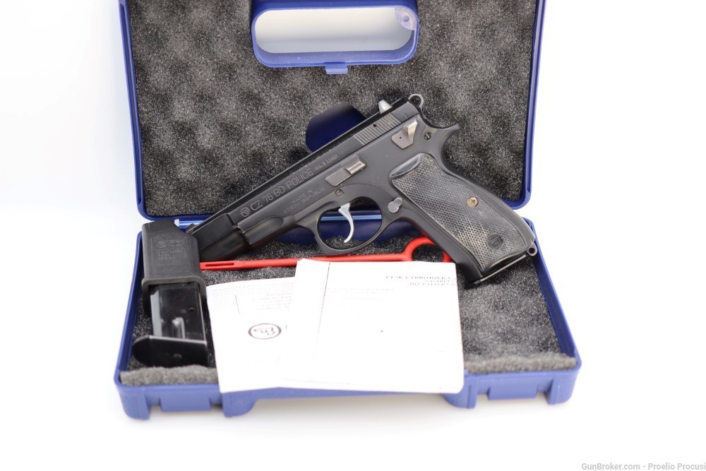 CZ75 BD Police original used complete in factory case-img-0