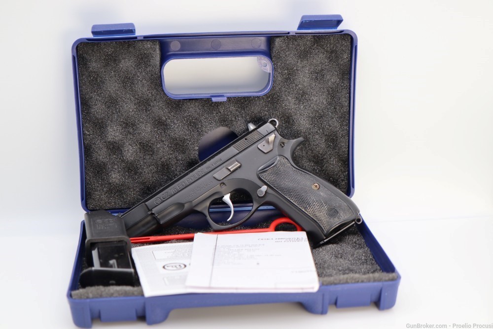 CZ75 BD Police original used complete in factory case-img-1