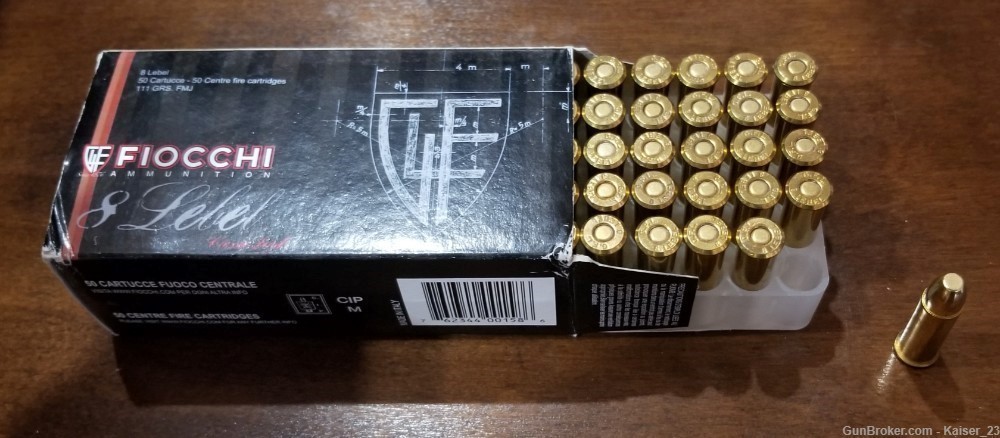 Box of Fiocchi 8mm Lebel Revolver Ammo (50rd)-img-2