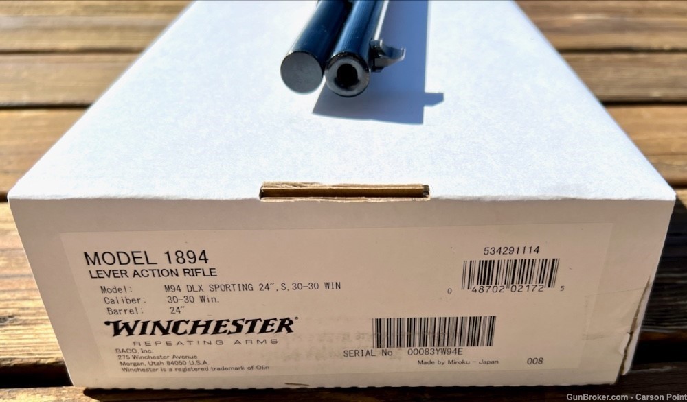 Winchester 1894 Deluxe Sporting .30-30 Color Case Hardened 24"  2024 NIB-img-37