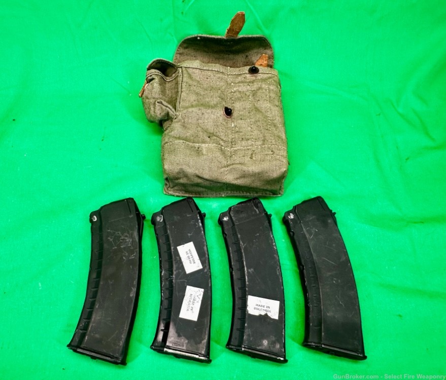 4 Pack of Sanitized Russian AK-74 Plum Magazines 5.45x39 Bulgarian Sticker-img-0