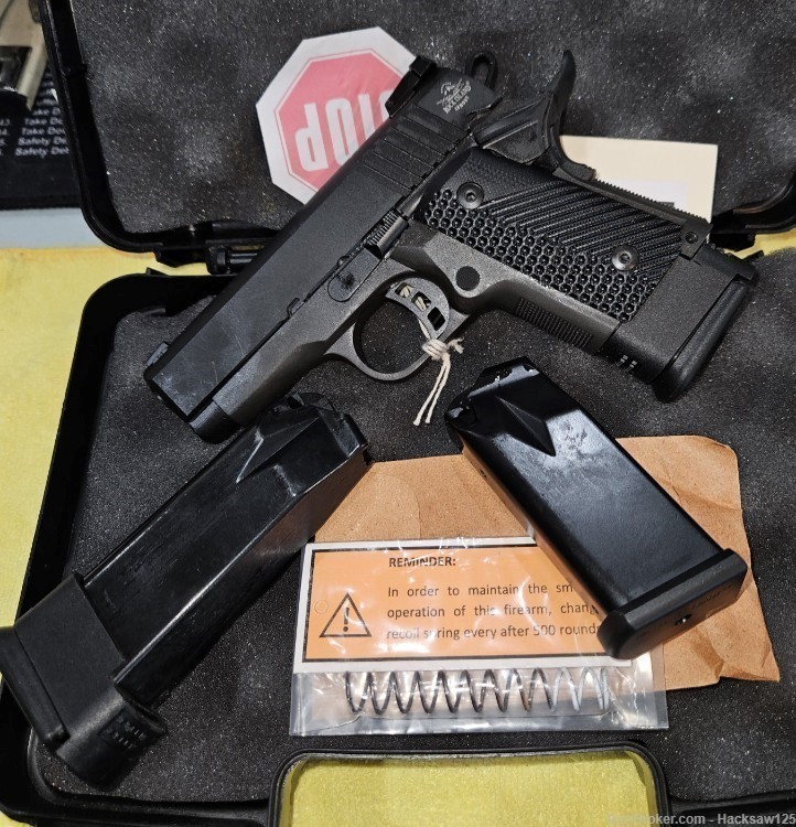 Rock Island Armory BBR 3.10 45 ACP Baby Rock with extra 13 round mags-img-0