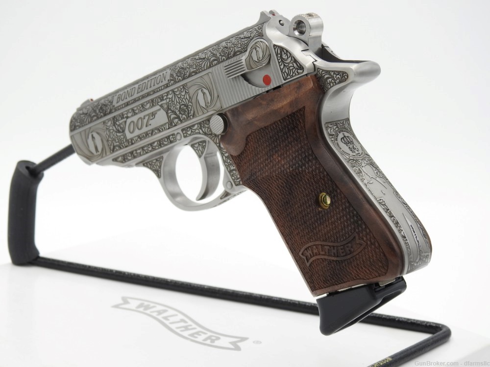Ultra Rare Custom Engraved Walther PPK/S .380 ACP  007 James Bond Edition!-img-8