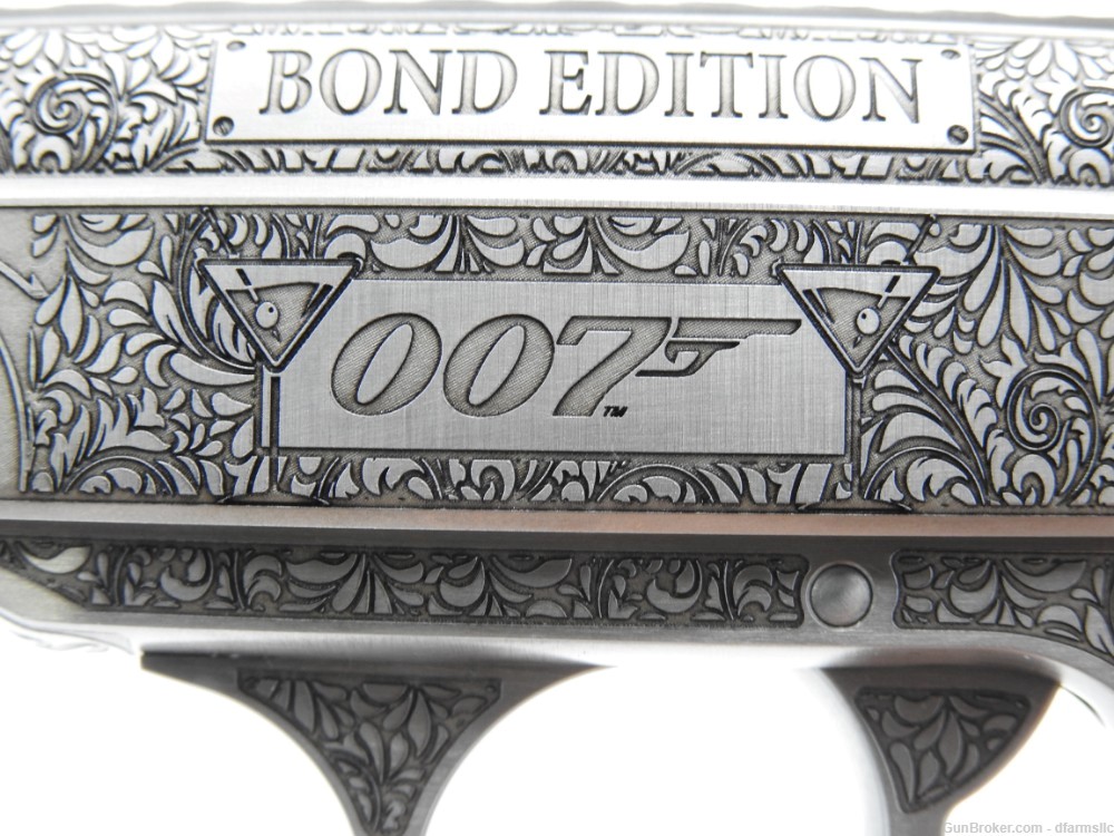 Ultra Rare Custom Engraved Walther PPK/S .380 ACP  007 James Bond Edition!-img-23
