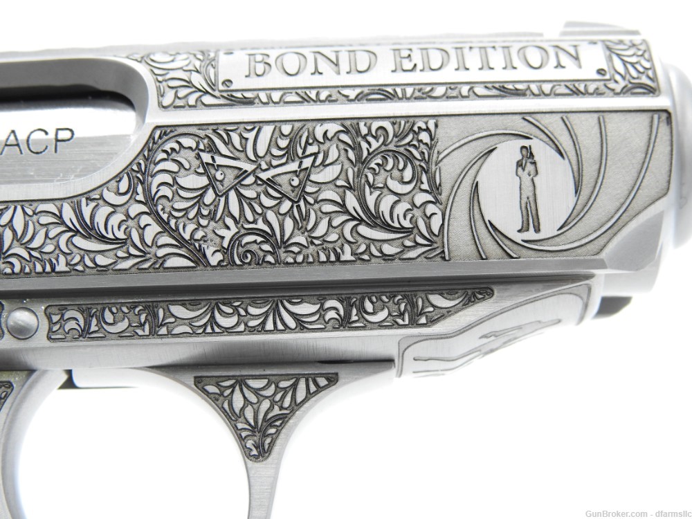 Ultra Rare Custom Engraved Walther PPK/S .380 ACP  007 James Bond Edition!-img-19
