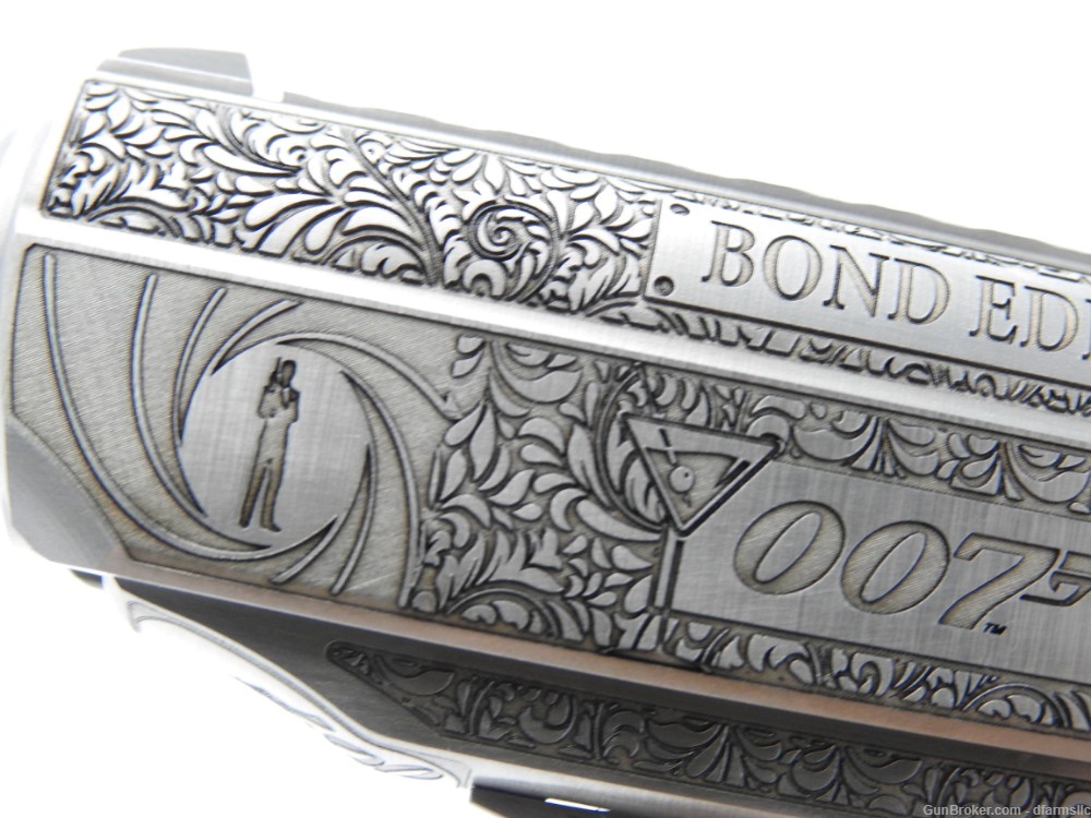 Ultra Rare Custom Engraved Walther PPK/S .380 ACP  007 James Bond Edition!-img-22